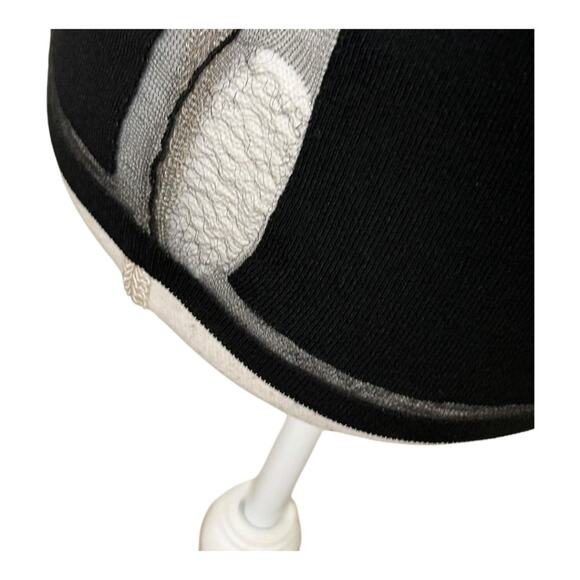 Tom Ford Black Ribbed V Neck Sweater Sheer Panels Flawed Sized M - Picture 12 of 13